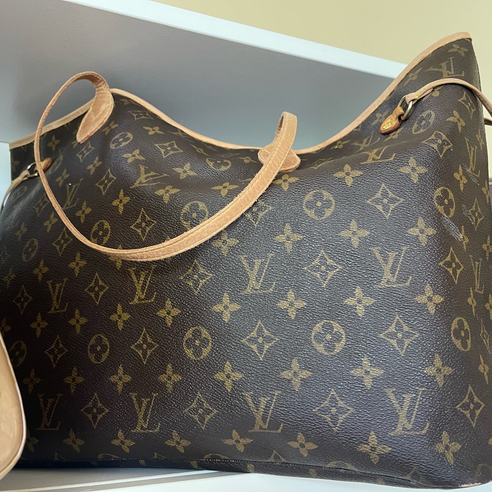 Louis Vuitton Brown Monogram Neverfull GM